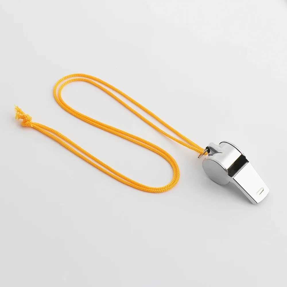 Metal Whistle Reference Sports Rugby Stainless Steel Whistle Football Basketball Party Training School Cheerleading ToolsW250121