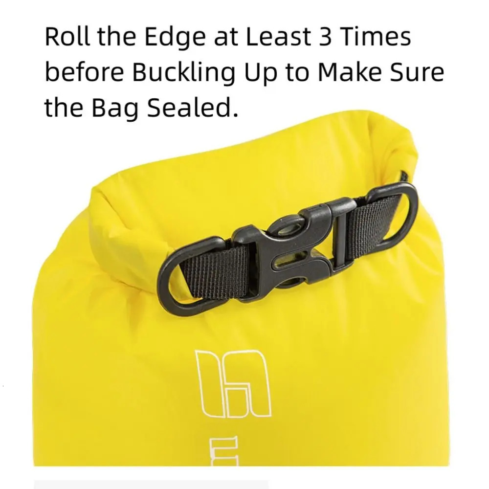 3581215253575L Water Separation Dry Bag Lightweight Waterproof Gear Storage Sack Portable Wear Resistant Swimming 250121