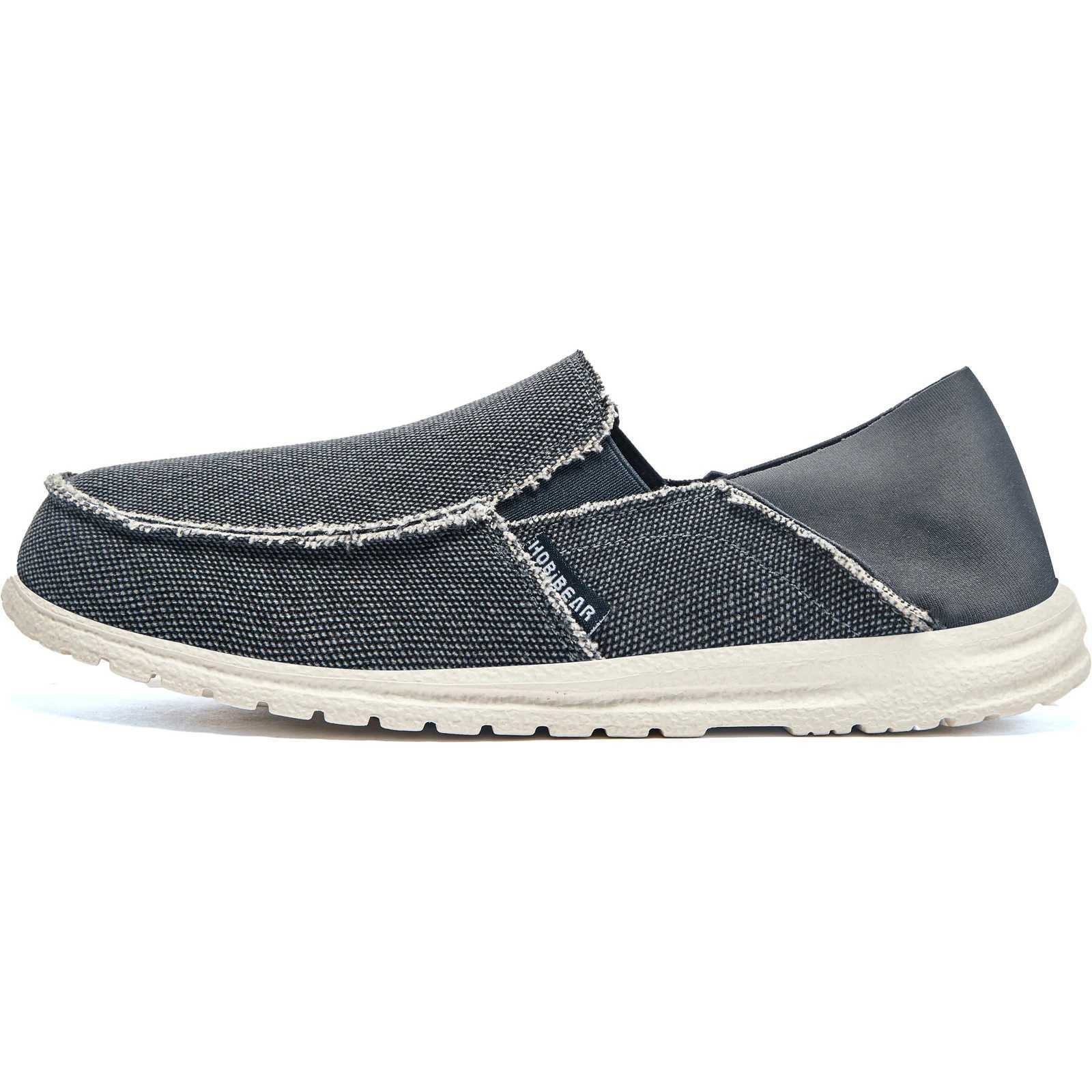 HOBIBEAR Slip Loafer for Men Zero Drop Canvas Loafer lightweight Flat Boat ShoesXJ250118