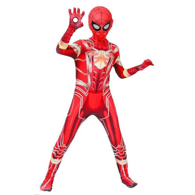 Spider Man Cosplay CoStume Zentai CoStume superhero Bodysuit Spandex Jumpsuit Suit for Child Kids Adult W250117