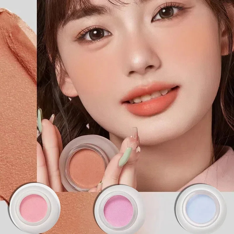 Foreverkey Blush Monochrome Blush Contour Rouge Waterproof Matte Nude Natural Eye Shadow Cheek Tint Cosmetics Makeup 250108