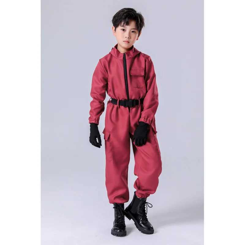 Halloween Paper Note House Cosplay Game Clothes Adult and Children Role Play Clown Onesie Performance Costumes W250117