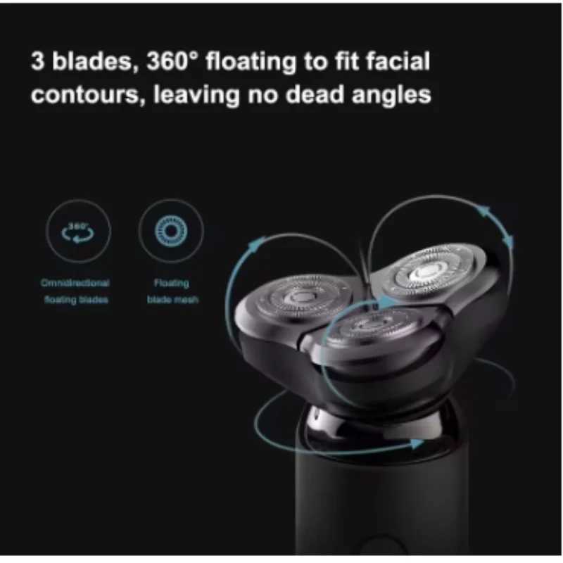 S500 Electric Shaver 3 Mens Dry Wet Shaving Washable Beard Shears Beard Trimmer Electric ShaverW250117