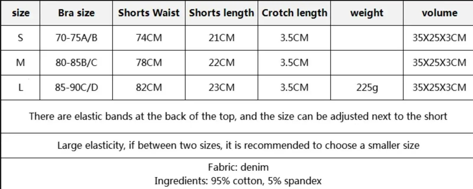 Womens Bikinis Set Summer Sexy Denim Strap Bra Vest and Low Waist Shorts Bathing Suit Swimsuit Swimwear 250107