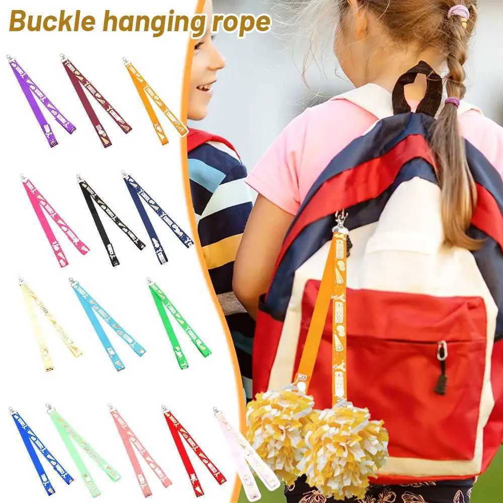 Pc Creative Glitter Ribbon Keychain Cheerleader Keychain Pendant Decorative Backpack Gifts Accessories V3K2W250121