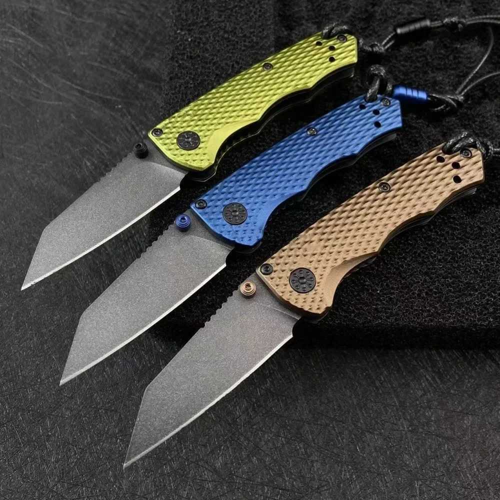 BM 290 290BK-2 Full Immunity Folding Knife 2.49 M4 Blade Aluminum Hands Outdoor Cam Hunting EDC Tool Knives W250120