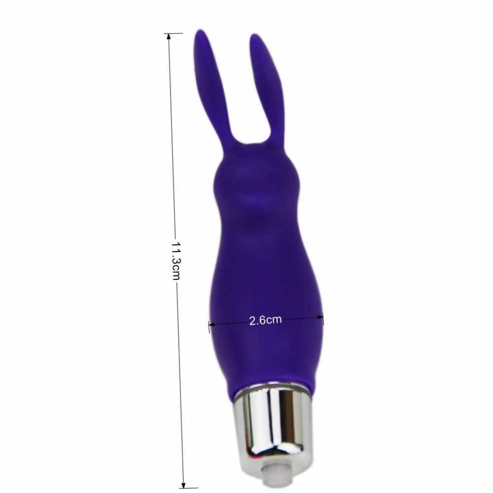 Rabbit Powerful AV Mini G-Spot Vibrator Adult Sex Toy Suitable for Female Vaginal Vibration Anal Clitoral G-spot Stimulator Spray W250117