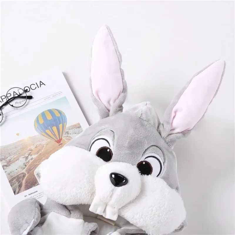 Child Rabbit Bunny Cosplay Costume Cute Baby Animal Hoodie Vest with Carrot Winter Pyjamas Thickening 1-2T 2-3T W250117