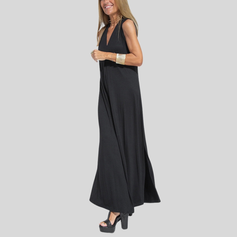 New hot-selling European and American style new solid color pullover V-neck dress cardigan jacket suit women
