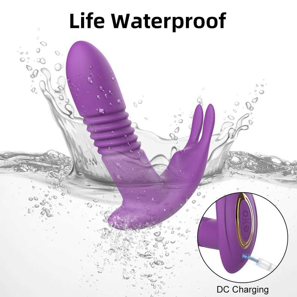 Home>Products>Vibration vibrators>Vibration vibrators>Rotating telescopic dildo W250117