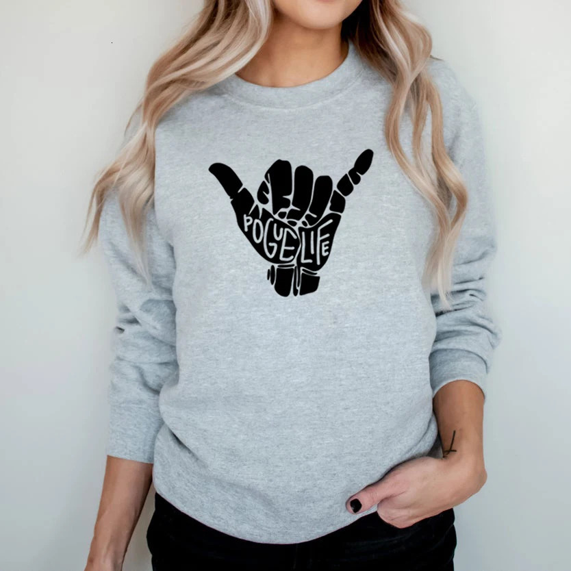 Women Pogue Life Sweatshirt Outer Banks North Carolina Pullover Season 2 Sweatshirts Hippie Van Tops 250122