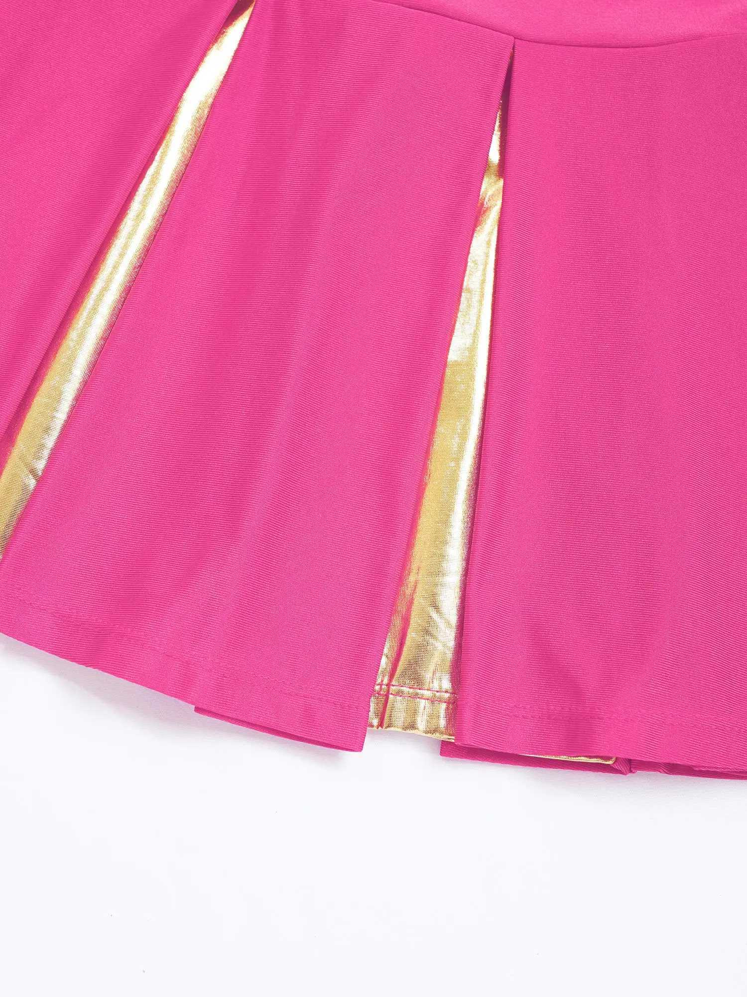 Kids Girls Cosplay Cheerleading Costume Cheerlead Uniforms CHEER Printed Clothes Set for Dancing Competition Children DancewearW250121