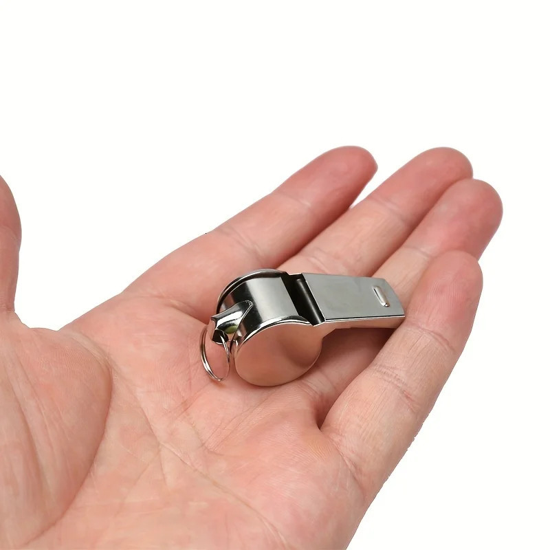 110Pcs Stainless Steel Metal Whistles Professional Football Basketball Sports Referee Training Whistle 250107
