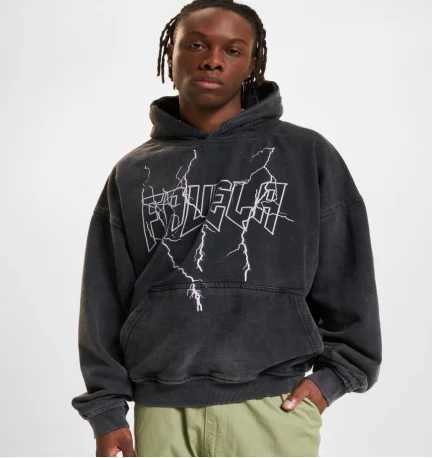 Retro gothic design pattern printed washed hoodie for men and women street aesthetic clothing plus size y2k casual punk top W250117