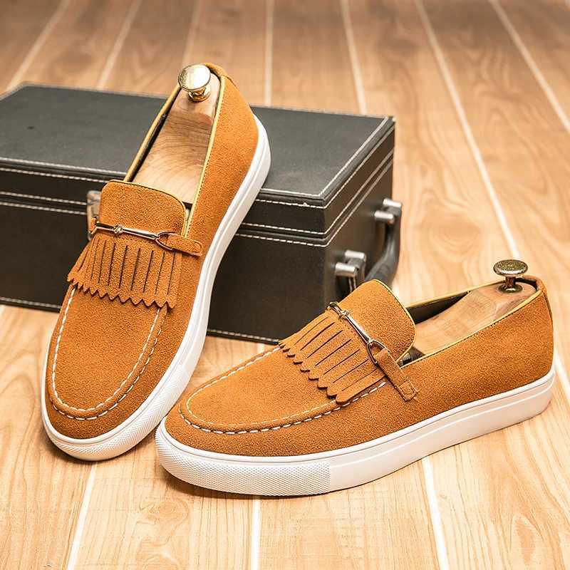 Elegantes Mens Loafers Spring Summer Comfy Drive Shoes New Fi Men Boat Casual Shoes Classic Brand Leather Male Dress FlatsXJ250118