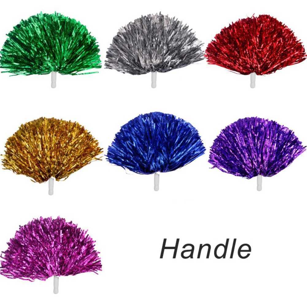 2PC Cheer Dance Sport Competition Cheerleading Pom Poms Flower Ball cheering dance pom aerobics sports item Supply 30CMW250121