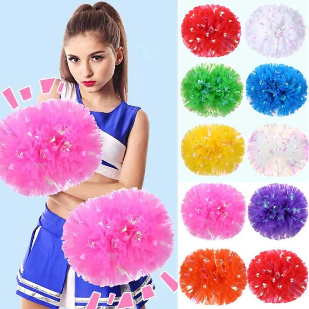9 Colors Game Pompoms High Quality 32*30cm Cheerleading Cheering Apply to Dance Sports CheerleadingW250121