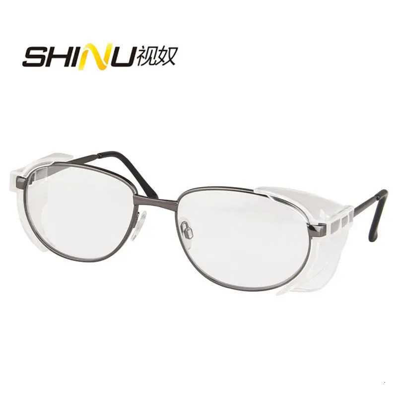 Mens glasses industrial safety frame anti spatter Windproof Sand many shape size drop custom prescription lens 250110