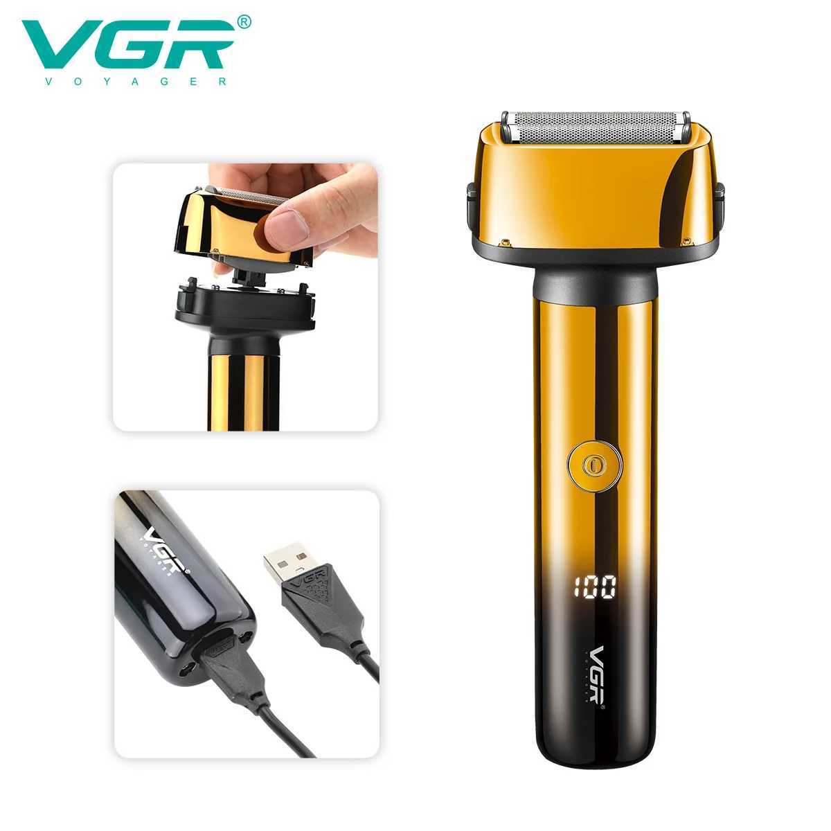 Original VGR 3in1 Foil Electric Shaver For Men grooming kit Facial Beard Hair Eyebrow Trimmer Rechargeable Electric RazorW250117