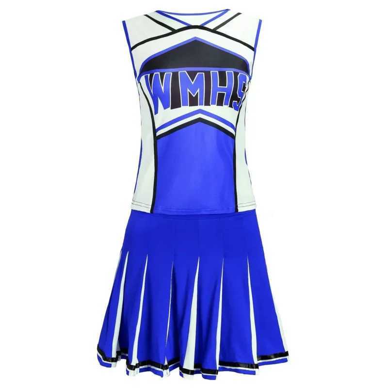 Girl Cheerleader Costume Glee Style Cheerleading Varsity Cheerleader Costume Fancy Dress Uniform High school Glee Club ClothingW250121
