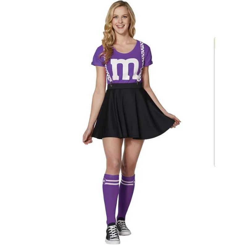 Sexy Japanese High School Girl Cheerleader Glee Style M Fancy Dress Halloween Cheerleading Cosplay CostumeW250121