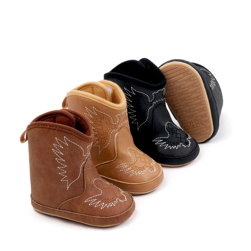 Spring and Autumn Selling Baby Girls and Boys Hardwearing High Quality Fashionable Comfortable Prewalker Baby Boots BJZ4167 250118