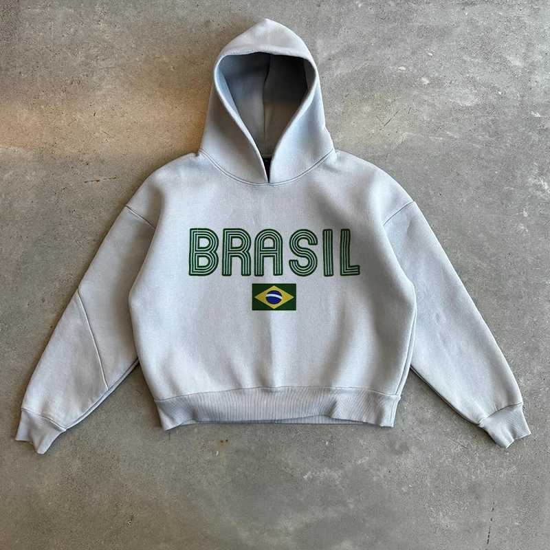 Mens Gothic Vintage Brazil Graphic Hoodie Long Sleeve Harajuku Pullover Loose Y2k Aesthetics Winter Oversized Funny Sweatshirts W250117