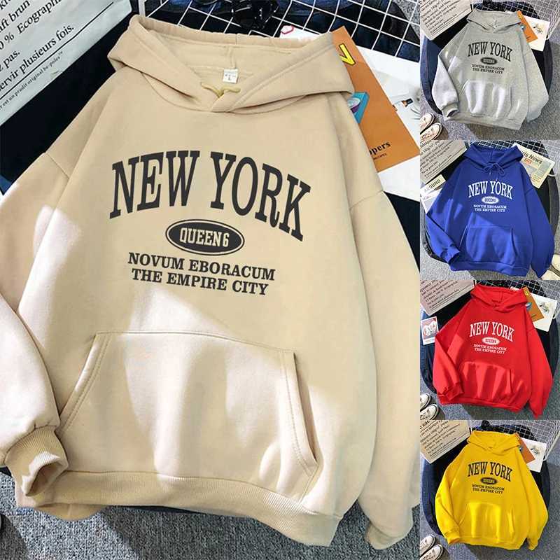 Mens and womens letter hoodies stylish and simple sleeping handles street trendy Harajuku oversized Y2K sportswear W250117