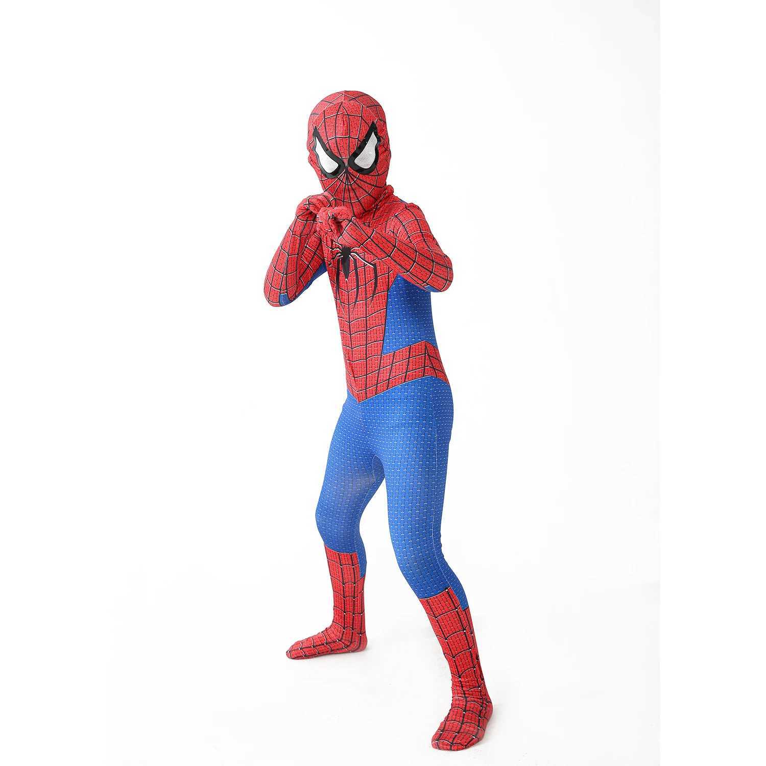 New Miles Morales Far From Home Cosplay CoStume Zentai CoStume superhero Bodysuit Spandex Suit for Kids Custom Made W250117