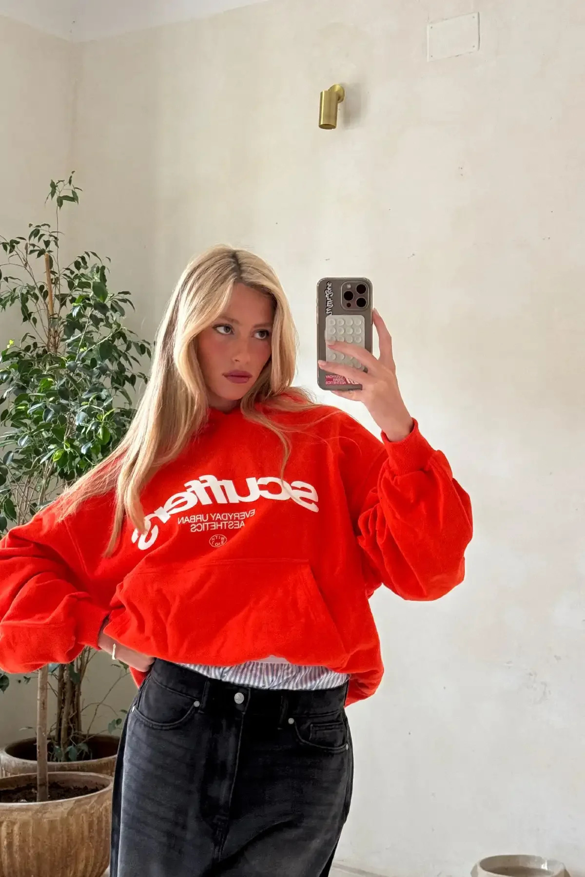 Harajuku letter loose top Korean style candy color temperament large size casual long sleeve y2k simple couple sweatshirt 250114