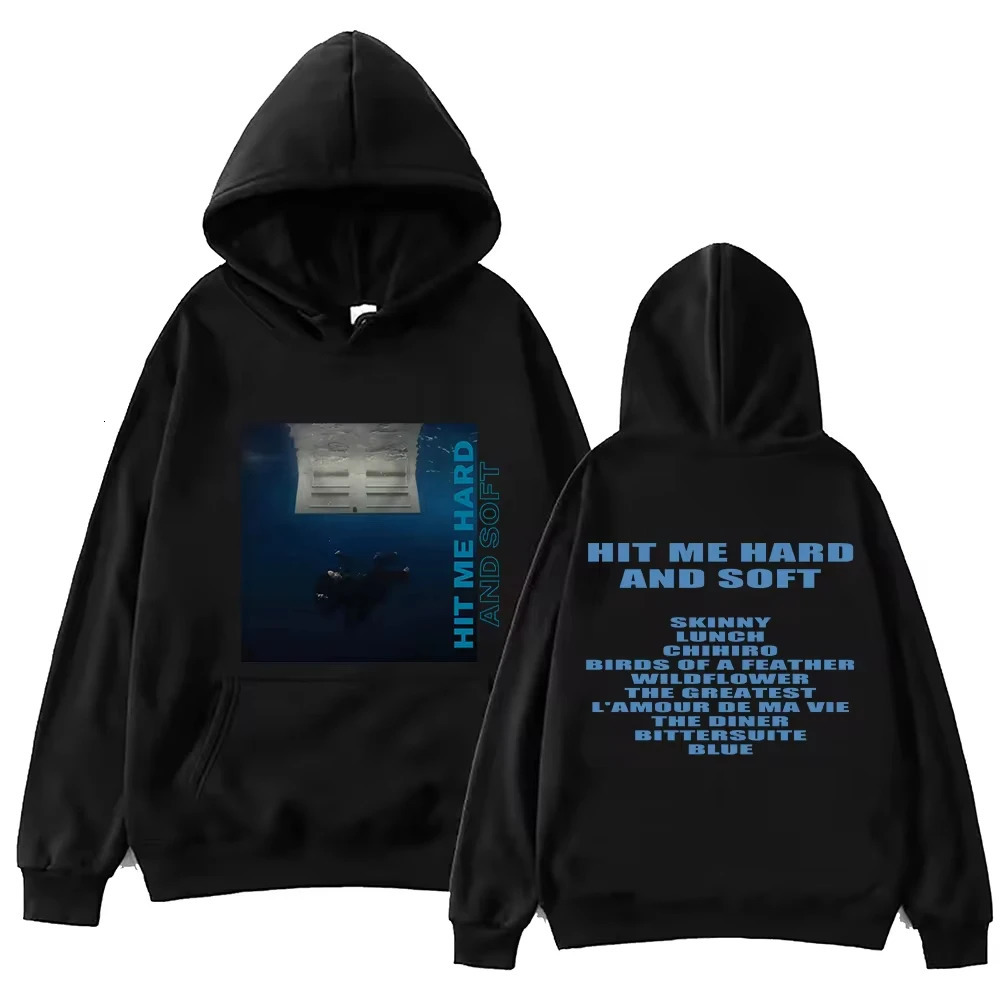 Hit Me Hard and Soft Tour Hoodies Streetwear Men Women Fashion Vintage Sweatshirts Casual Oversized Pullovers Fans Gift 250122