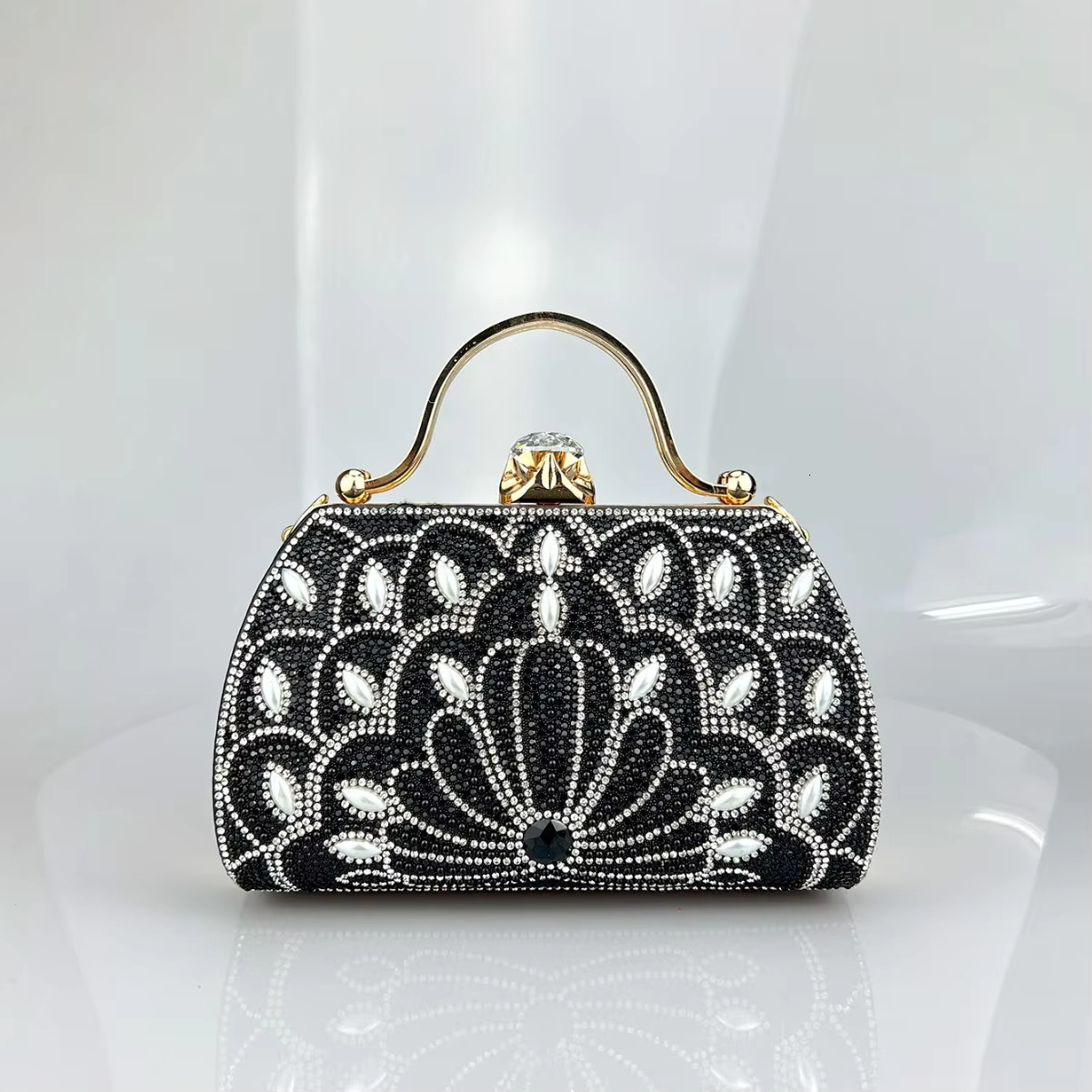 New Arrival Wer Crystal Wedding Bridal Clutch Purse Designer Women's Dinner Party Tail Handbags Dia Bags