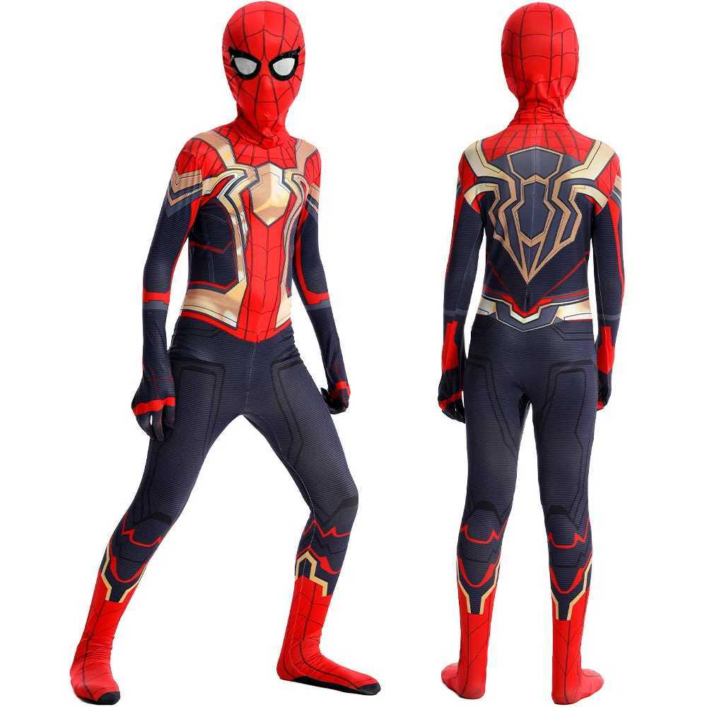 Wholesale prices for adult Spider Man role-playing costumes Zentai superhero jumpsuit W250117