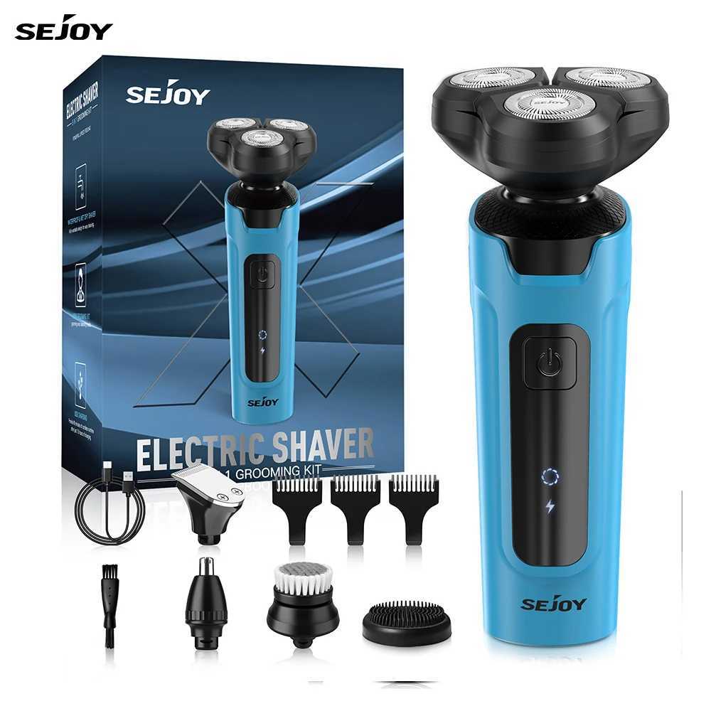 Joy 5-in-1 Mens Electric Shaver Cordless Dry Multi functional Wet Shaver Nose Hair Beard Trimming Shaver Mens Electric ShaverW250117
