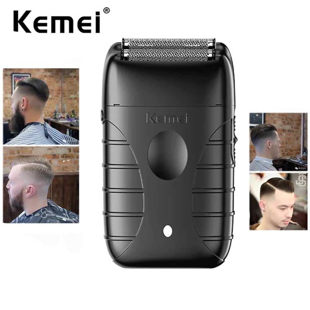 Kemei 2299 Barber Foil Shaver Men Electric Razor for Bald Head Cordless Smooth Shaving Mane Close Shave Beard Trimmer GiftsW250117