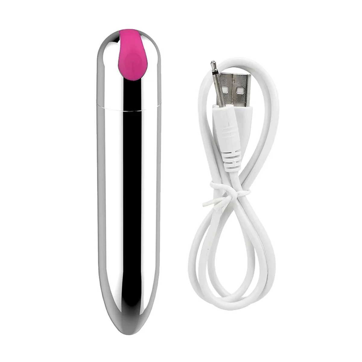 Mini bullet vibrator sex toy for women 10 speed powerful vibration USB charging G-spot massage adult toy W250117