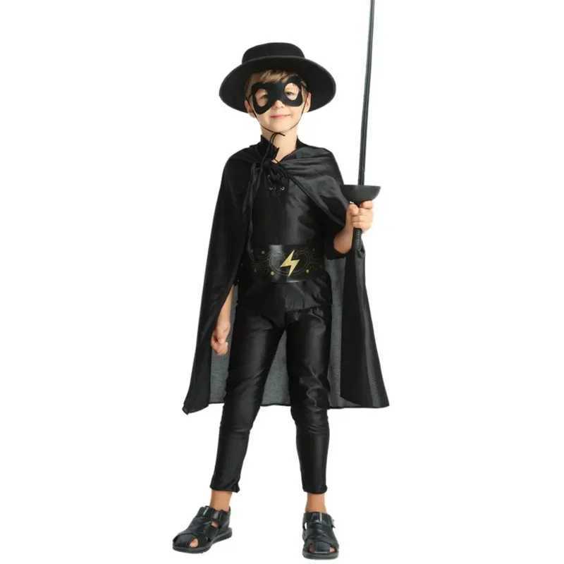 Snailify Halloween Costume For Kids Zorro Costume Movie TV Cosplay Kids Costume Superhero Cosplay For Carnival W250117