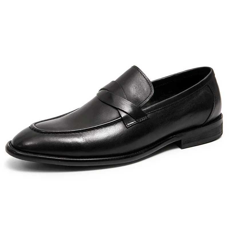 Luxury Designer Men Shoes 2022 New PU Leather Casual Driving Zapatos De Hombre Slip- Breathable Black Brown Male LoafersXJ250118