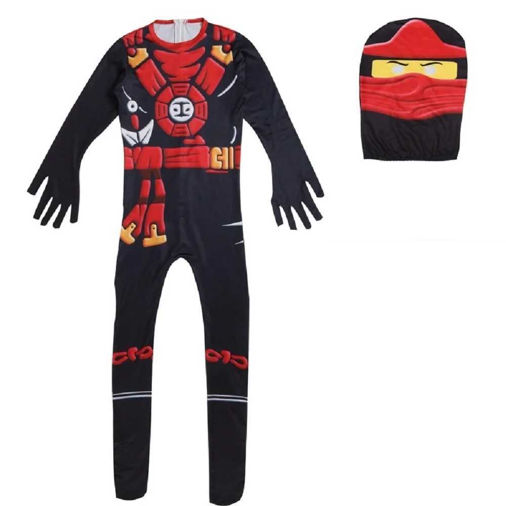 NINJA cosplay costume Boys and Girls Jumpsuit Set Halloween Christmas Advanced Latest Ninja Cosplay Costume Party W250117