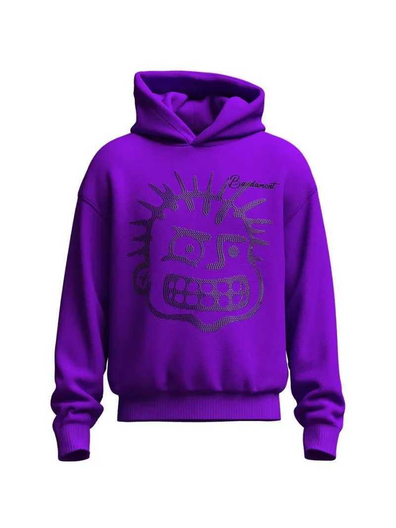 Y2K Winter Harajuku Retro Mens Hoodie New Personalized Design Hot Sweatshirt Hip Hop Fashion Cartoon Loose Zipper W250117