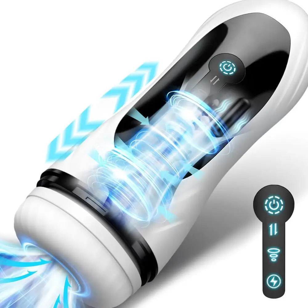 4IN1 Automatic Sucking Male Mastubator Cup Blowjob Masturbation Real Vagina Massage Pussy Sex Toys Adult Goods for Men 250121