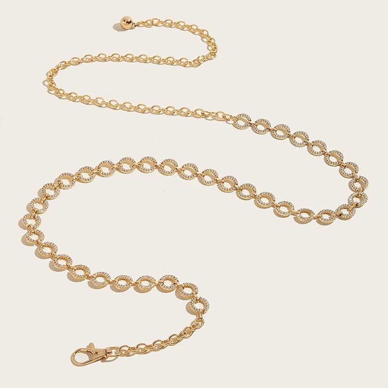 Fashion Luxury Womens Waist Chain Belt Vintage Body Jewelry Dress Decorations Chains Waistband Chain Belt Fashion Belts W250120