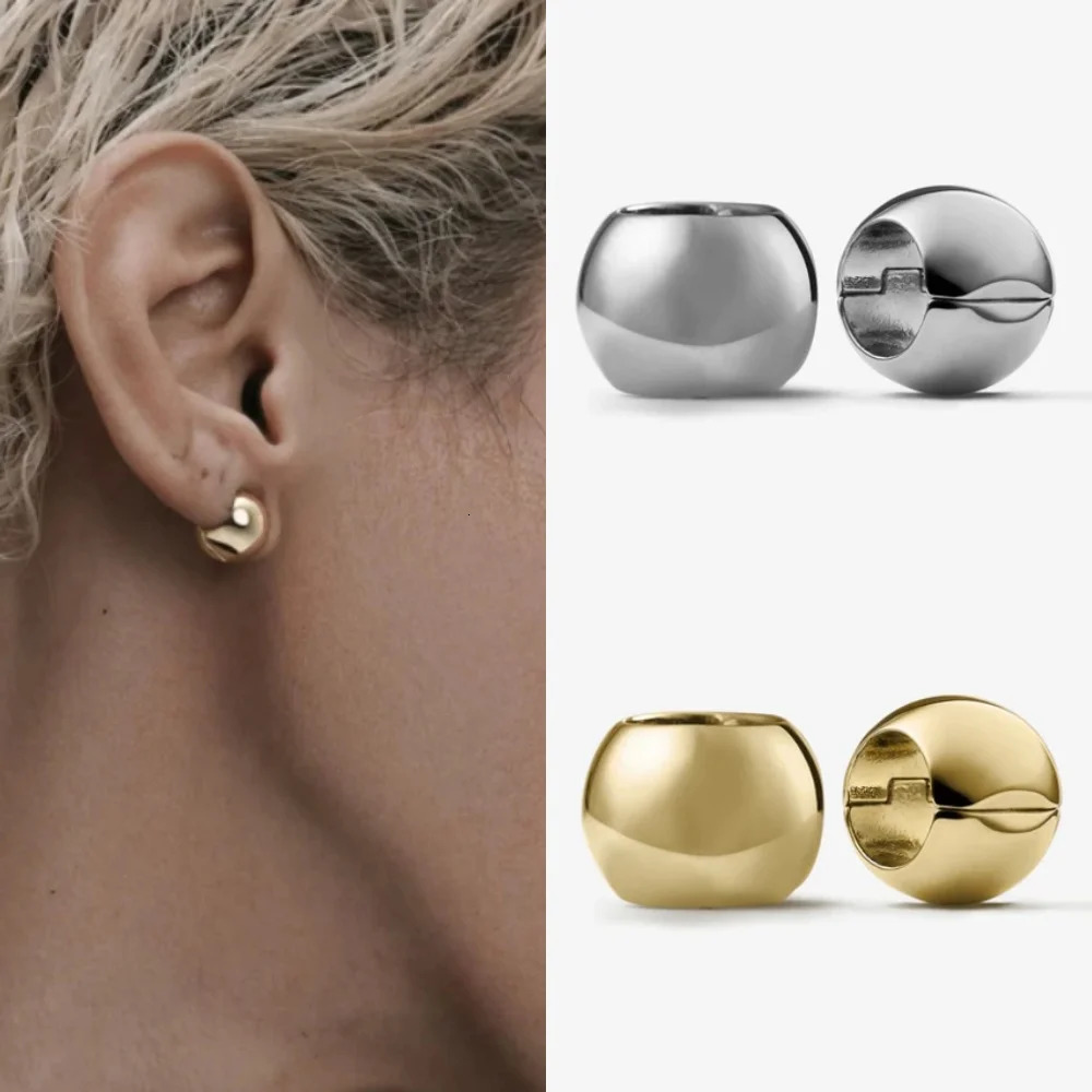 Vanku 2PCS Daily Casual Ear Weights Hangers Lobe Cuff Ear Gauges Plug Expander Stainless Steel Piercing Women Men Body Jewelry 250108