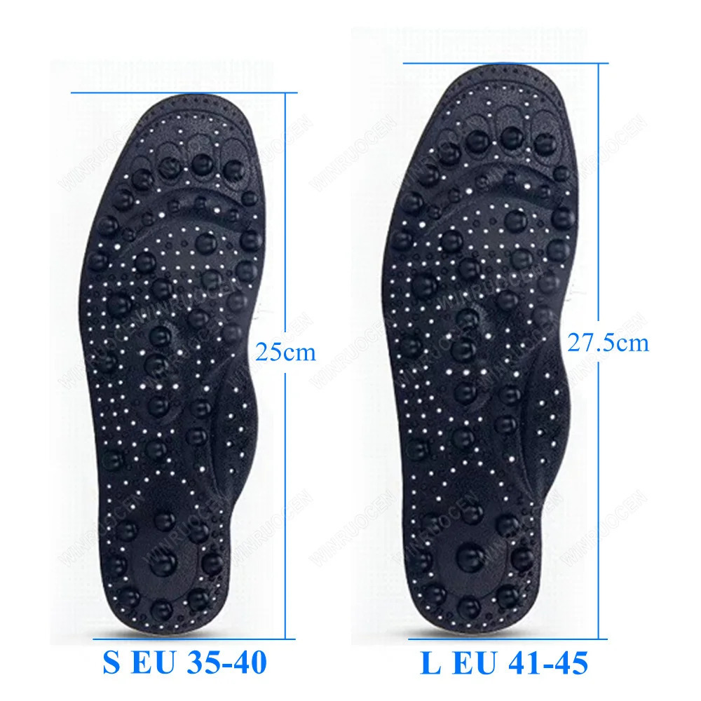 Upgrade 68 Massage Magnets Slimming flat foot Orthopedic Insoles Therapy Acupressure Weight Loss arch support Non-Slip Pad 250120