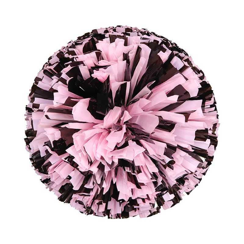 Female Color Cheerleading Pom Poms Finger Cheerleading Ball Black and Blue Gold Silver Red Green Dance Cheerleading AccessoriesW250121