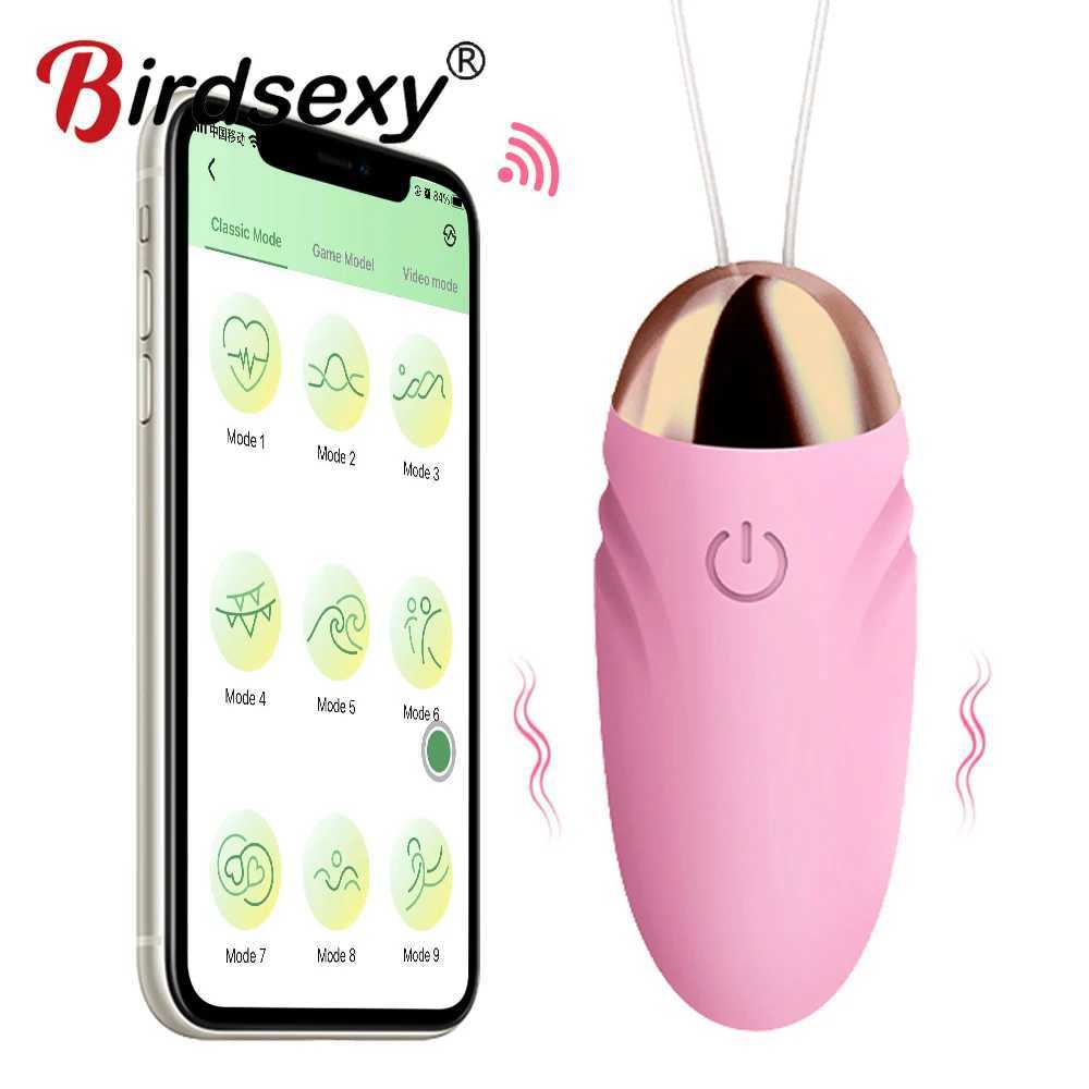 Wireless APP Control Dildo Vibrator Vagina G Spot Anal Stimulator Vibrating Egg Female Panties Wearable Sex Toys For Adult Women W250117