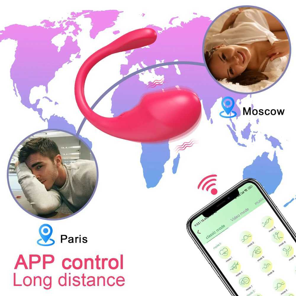Application controlled clitoral vibrator for female clitoral stimulator female G-spot wearable egg vibrator sex toy adult product W250117
