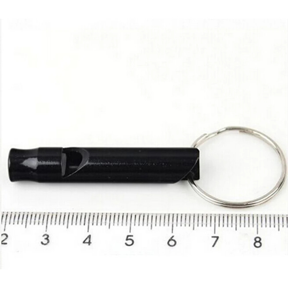 13510Pcs Camping Whistle Tool Outdoor Metal Multifunction Pendant Keychain Keyring Survival Emergency Tools 250107