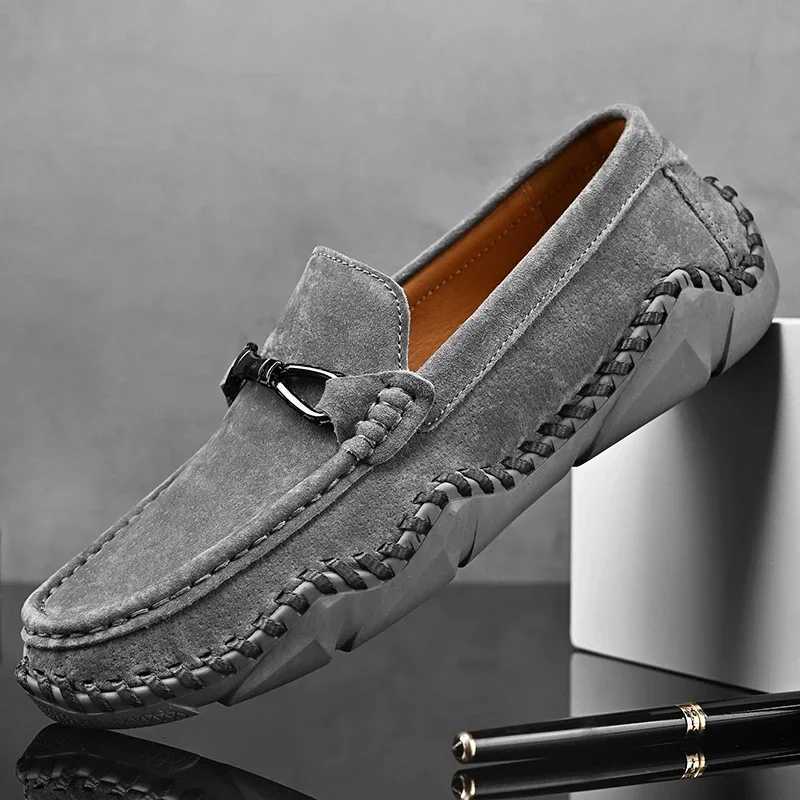 Loafers Shoes Men 2023 Spring Clasicc Comfy Man Flat Moccasin Fi Shoes Men Slip- Boat Shoes For Men Casual ShoesXJ250118