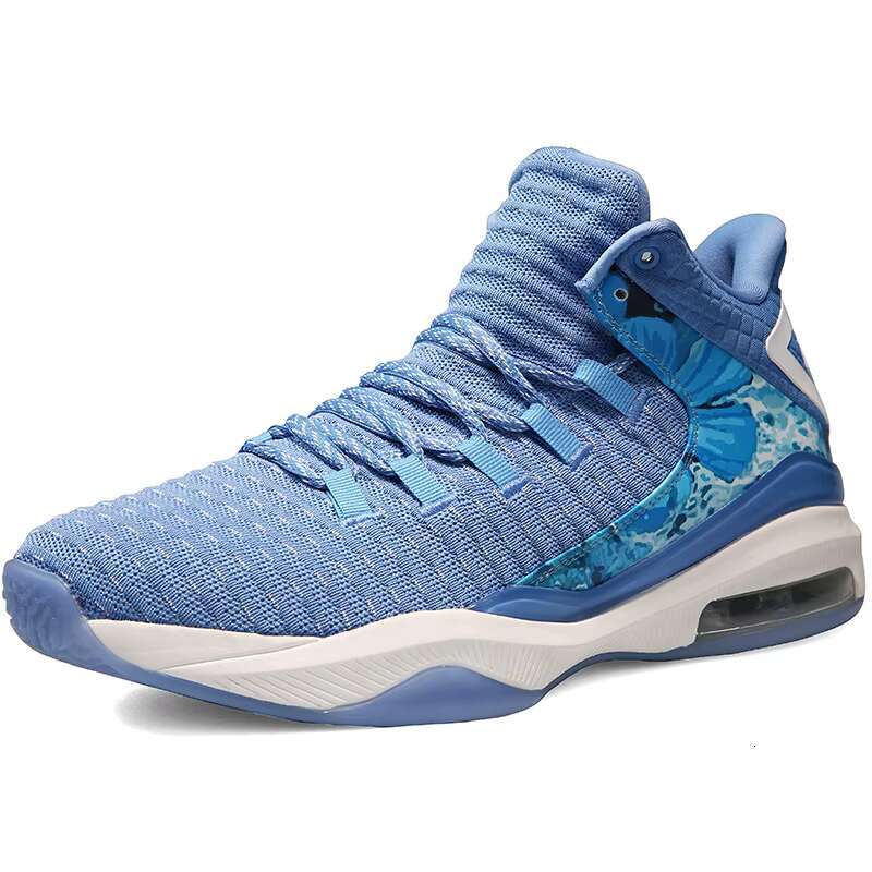 PEAK Men's Air Cushion Basketball Shoes Rebound Boots Outdoor Wearable Non-slip Sneakers Breathable Upper Gym Training Footwear